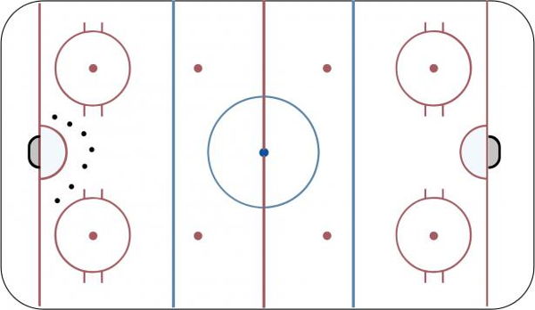 Top Shelf Shooting diagram