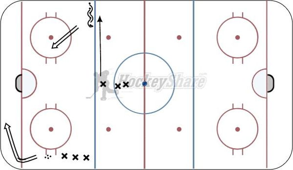 Blue Line Block Puck diagram